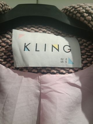 Abrigo mod marca Kling de lana