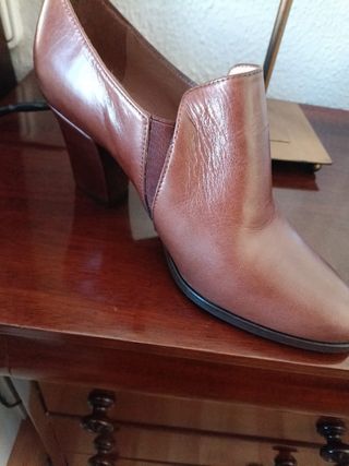 Botines piel señora