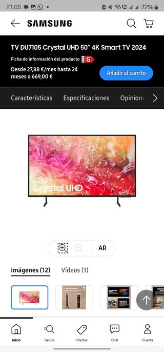 Tv Samsung Smart Tv 50 pulgadas