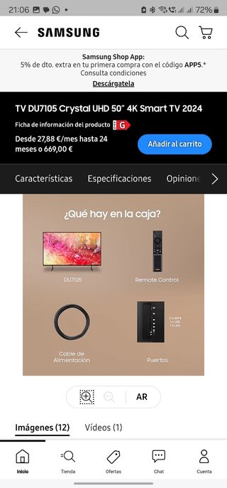 Tv Samsung Smart Tv 50 pulgadas