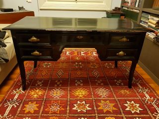 Escritorio negro lacado