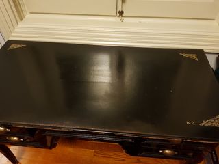 Escritorio negro lacado