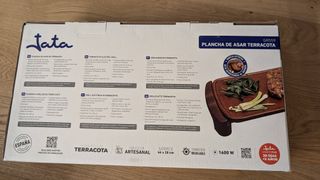 Plancha de asar de terracota JATA GR559