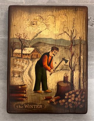 Quadri Bottega d’Arte F. Conz - “The Four Seasons”