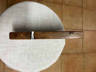 Cepillo de carpintero de madera.