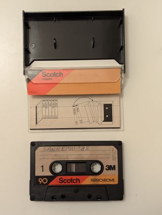 Musicassetta Scotch Ferrichrome 90 - Sanremo 1985