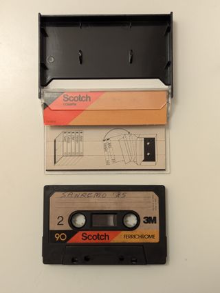 Musicassetta Scotch Ferrichrome 90 - Sanremo 1985