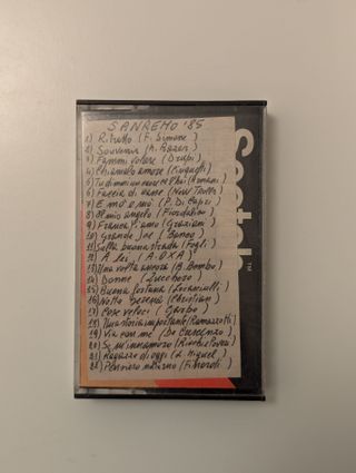 Musicassetta Scotch Ferrichrome 90 - Sanremo 1985