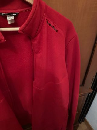 Sudadera roja de hombre