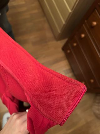 Sudadera roja de hombre