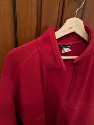 Sudadera roja de hombre