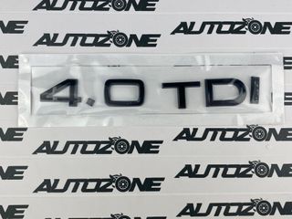 Emblema 4.0 TDI negro brillo para maletero de Audi