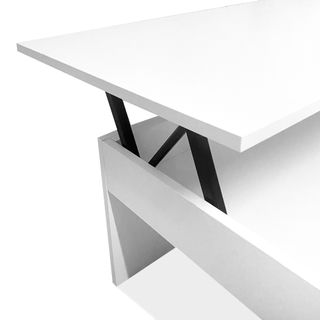 Mesa De Centro Elevable Blanca NUEVA