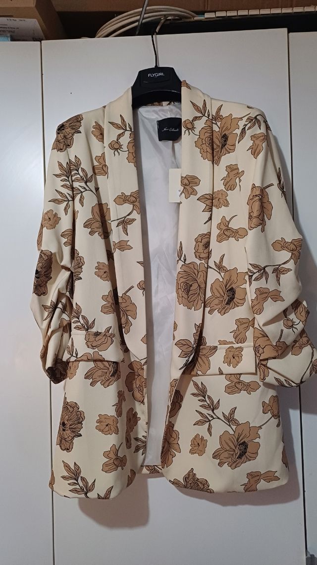 Giacca blazer da donna a fiori