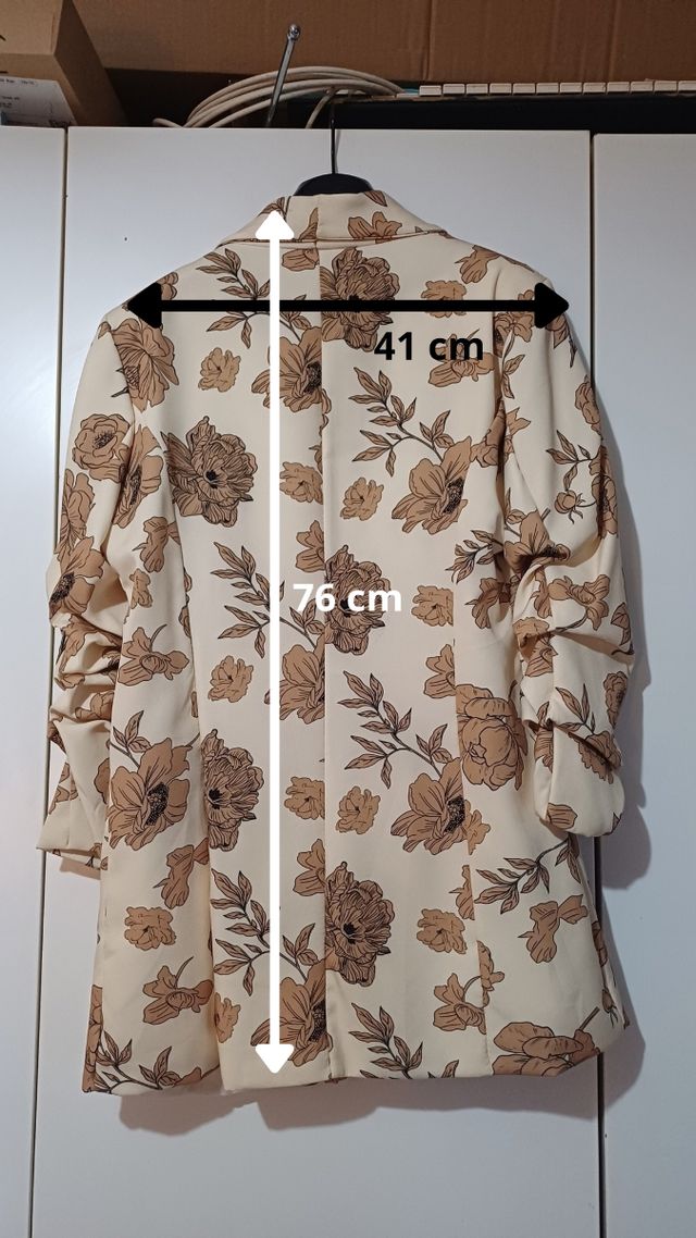 Giacca blazer da donna a fiori