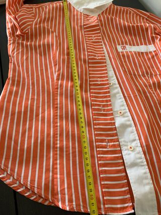 camisa Carolina Herrera con gemelos C H