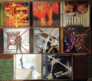 CDs Banda Sonora Original (BSO, score, soundtrack)