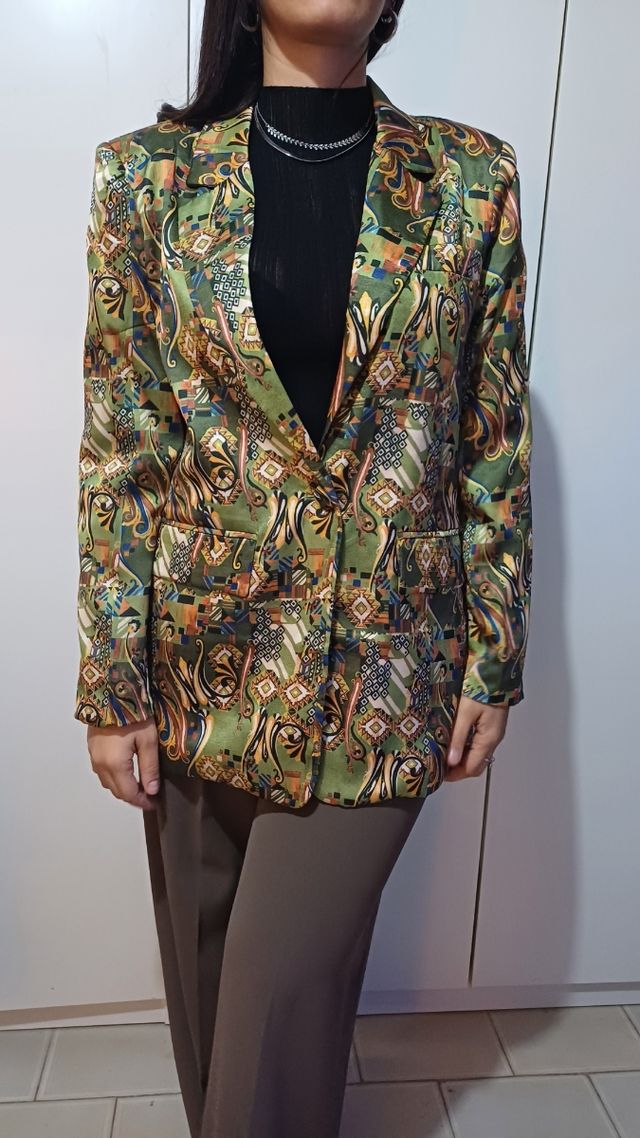 Giacca blazer da donna verde