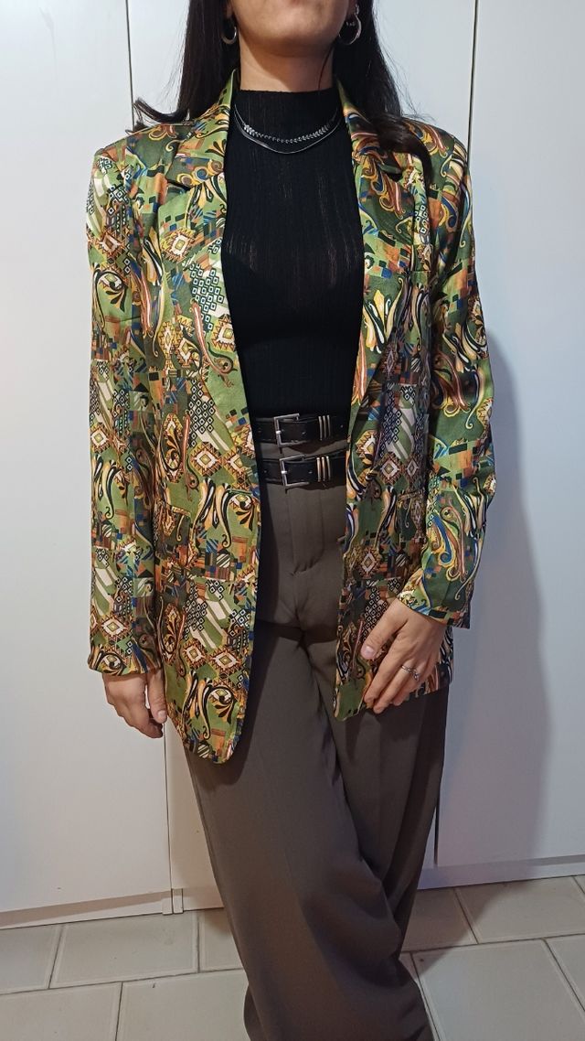 Giacca blazer da donna verde