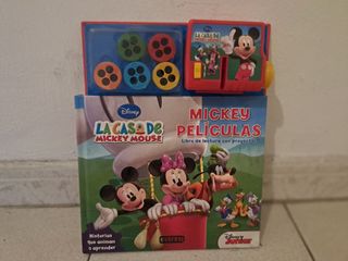 La casa de Mickey mouse. Mickey películas. Libro de Lectura con proyector: Historias que animan a aprender