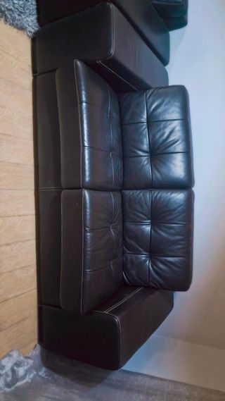 Sofa em pele pelicano como novo