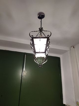 Lampara de forja