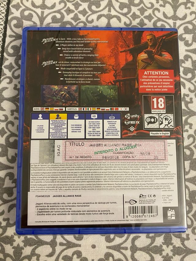 🇪🇺 Jagged Alliance Rage PS4