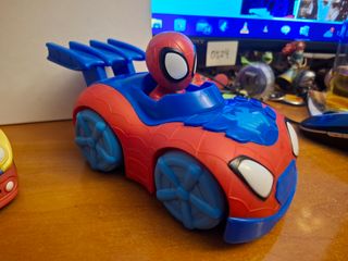 3 coches de Spiderman y ms marvel