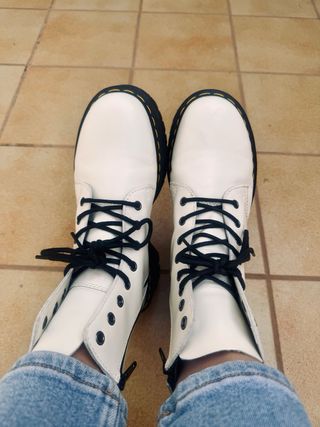 Botas Dr. Martens Jadon blancos 40