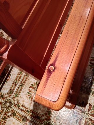 Cama de madera maciza para colchon de 150x190 cm