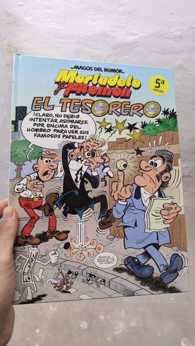 Mortadelo y Filemón cómic Bárcenas el tesorero