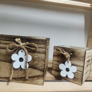 Set di fioriere in legno