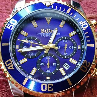 Reloj BIDEN fecha/crono de pulsera quartz 🕛 45mm