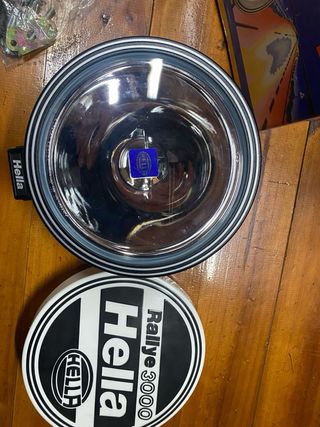 Juego faros HELLA RALLYE 3000 FF LARGO ALCANCE