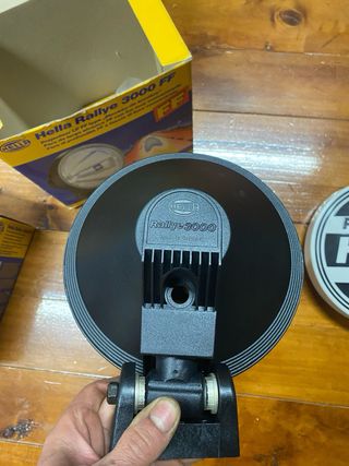 Juego faros HELLA RALLYE 3000 FF LARGO ALCANCE