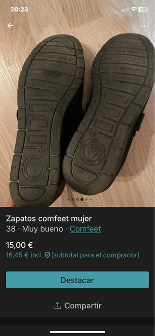 Zapatos mujer comfeet