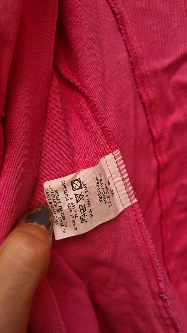 Blazer chaqueta elástica rosa