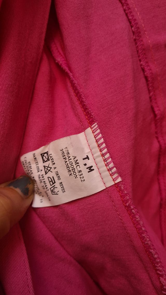 Blazer chaqueta elástica rosa