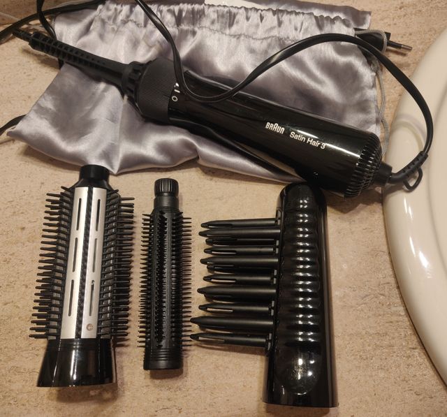 Escova modeladora da Braun