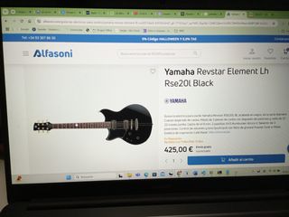 Guitarra electrica zurda Yamaha