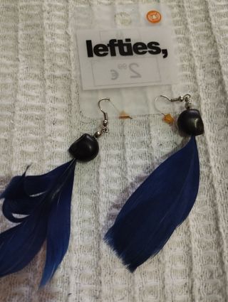 Pendientes largos Lefties 