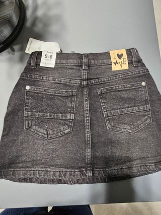 Gonna bimba in denim