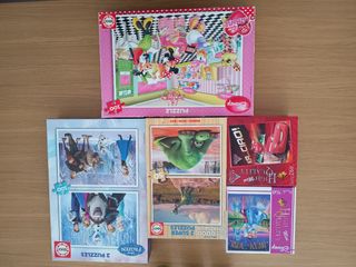 Puzzles infantiles 50-100-260 piezas