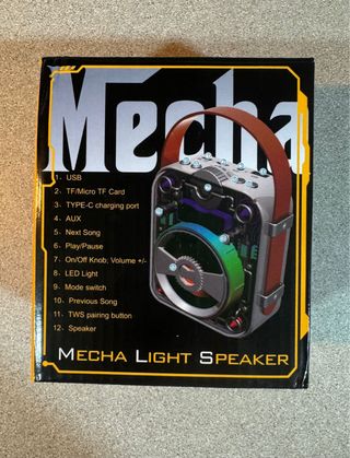 ALTAVOZ PORTATIL BLUETOOTH MECHA LS-12