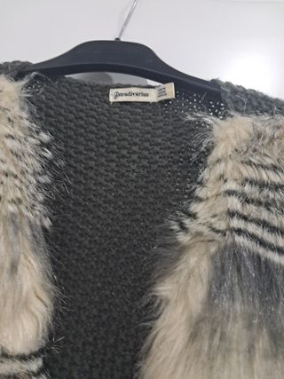 Chaleco pelo stradivarius