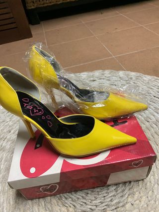 Zapatos tacon sin estrenar