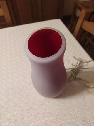 Lampada da tavolo in vetro 