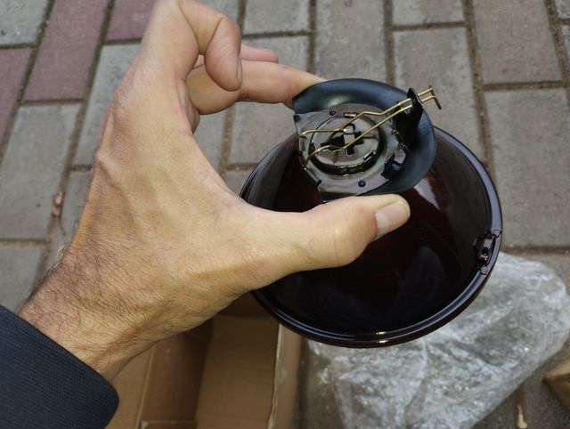 Coppia fari carrello fiat 124 sport