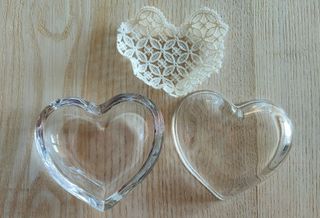 Scatolina di vetro a cuore 