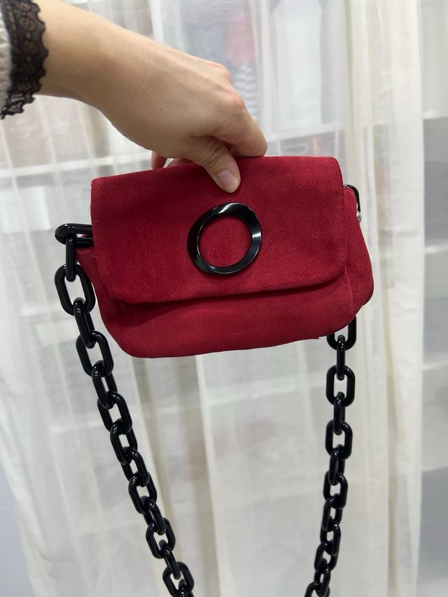 Bolso de piel de mango
